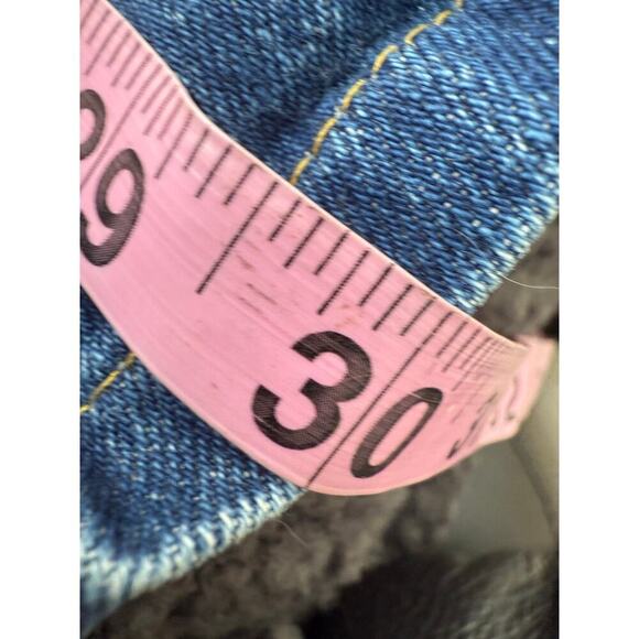 Lee vintage blue jean denim midi skirt 10-12 - Picture 9 of 9